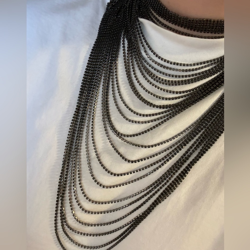 NWOT Nadir waterfall crystal necklace